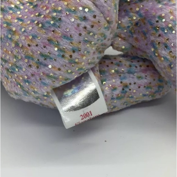 2001 Signature Bear, TY Beanie Babies, Embroidered 2001 signature, Y2K, Vintage - Picture 4 of 5